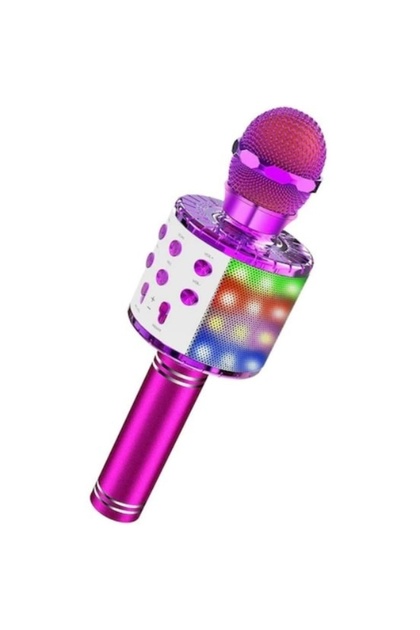 Microfon karaoke profesional cu difuzor inclus, card SD, USB, AUX