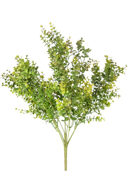 Yapay Bitki, Okaliptus Demet, Kızıl/Yeşil - 57 cm