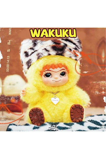 LABUBU Wakuku Fuzy Trendy Fun Parti Series Plush Blind Box