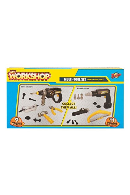 SPOR35 Çocuk Oyuncakları Zapp Toys My Workshop Matkaplı Tamir Seti