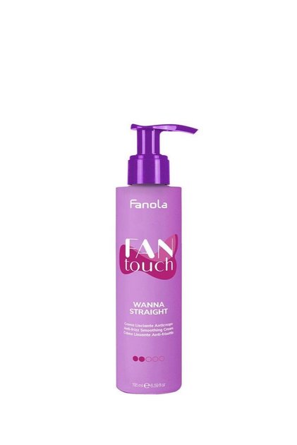 Fluid pentru netezirea părului - Fantouch Wanna Straight Cremă de netezire anti-încrețire 195 ml -
