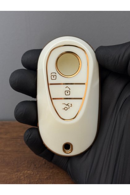 For Mercedes Benz C S Class W206 W223 S350 C260 C300 S400 S450 S500 Silicone Key Protect Case Cover White