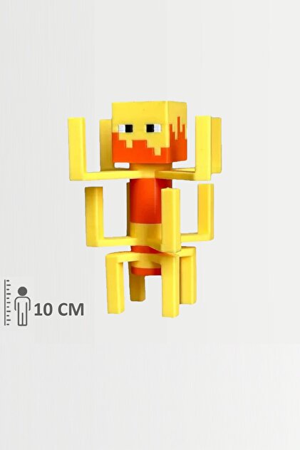 Minecraft Blaze Nether Hareketli Figür