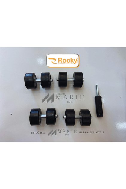 ROCKY PATENLİ SPOR AYAKKABISI ESKİ MODEL YEDEK PARÇA 4 PX TEKER + 1 PX TEKERLEK VE YUVA KAPAĞI ÇIKARMA APARATI