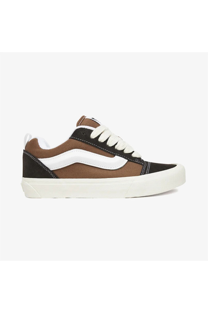 Knu Skool Renk Bloklu Erkek Kahverengi Sneaker