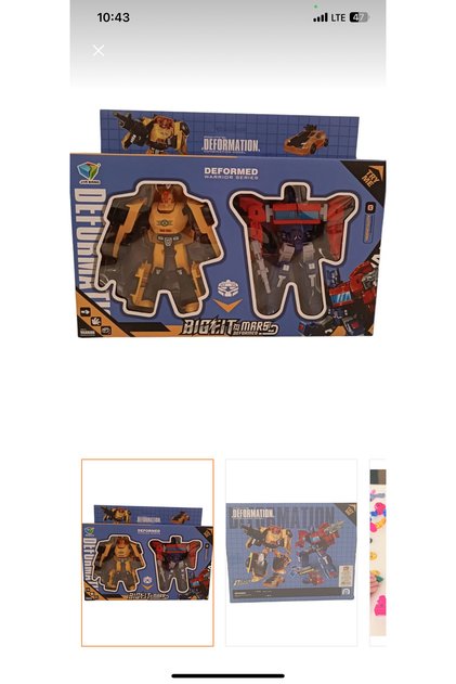 Pack of 2 Robot Street Warriors