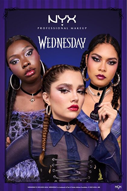 NYX Professional Makeup Wednesday Özel Koleksiyonu Renk Değiştiren
