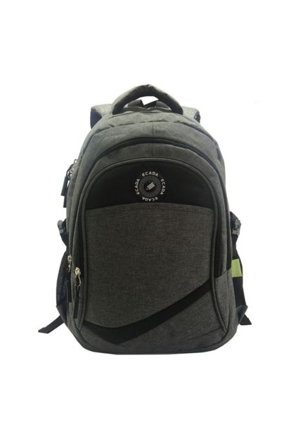 Rucsac școlar, culoare gri, material poliester