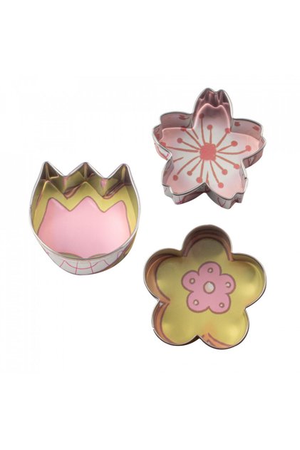 Set decupatoare Lalea, Orchidee si floare Clasica, 3 buc. -