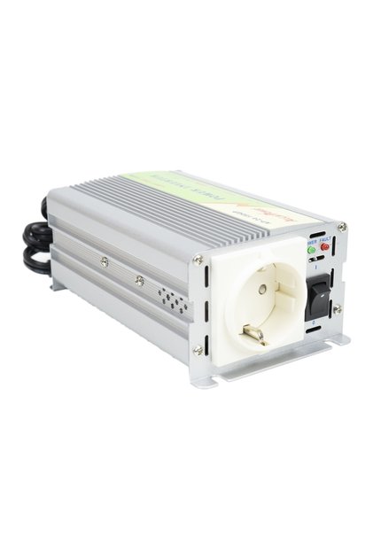 Invertor de tensiune AlcaPower de 150W, alimentare 24V, ieșire 230V, pornire ușoară