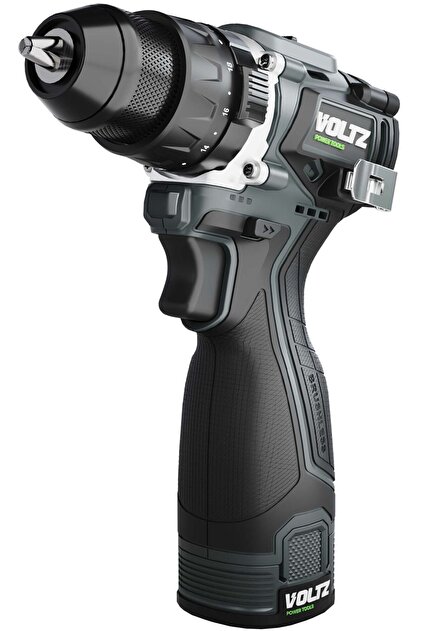 VOLTZ - 50 Nm - 16.8 Volt 2 Amper Akülü Darbeli Matkap Vidalama Seti 830 Gram (VZDR-16I)