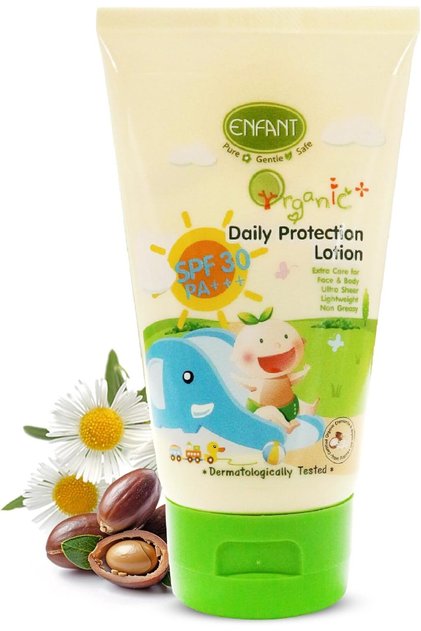 Organic Plus SPF 30 Baby Daily Protection Lotion 100ML Baby Daily Care Lotion UV Fitters