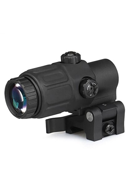 Magnifier 5x Yakınlaştırmalı Dürbün - 22mm Ray Uyumlu, Katlanır Yaylı Ayaklı