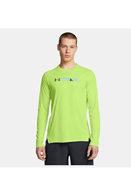 Erkek UA Trail Run Graptic Uzun Kollu T-shirt 1386707-304