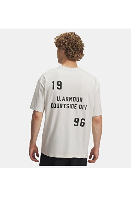 Under Armour Erkek UA Heavyweight Oversize Hoops Courtside T-Shirt