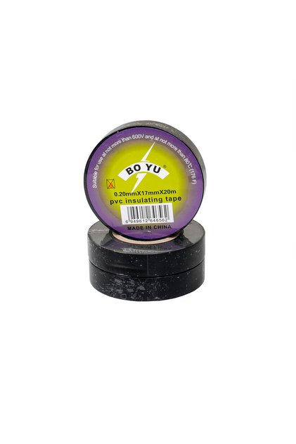 Set 3 bucăți de bandă izolatoare ignifugă 0,2x1,7 mm, 20 m neagră ZTS8267N_3