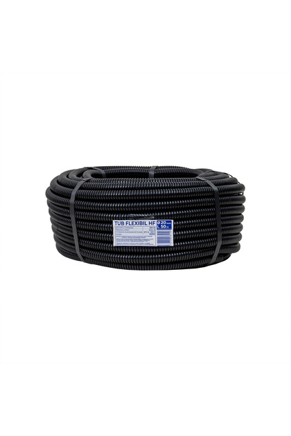 Tub flexibil, copex, PVC fără fir de tragere, diametru 20 mm, lungime 50 m EXT10804