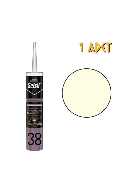 Silikonize Mastik BEJ 500 gr. - 1 Adet