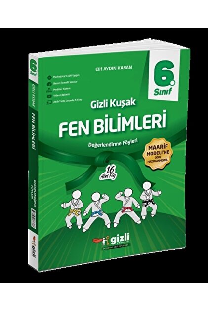 Gizli Yayınları 6. Sınıf Fen Bilimleri Değerlendirme Föyleri Gizli