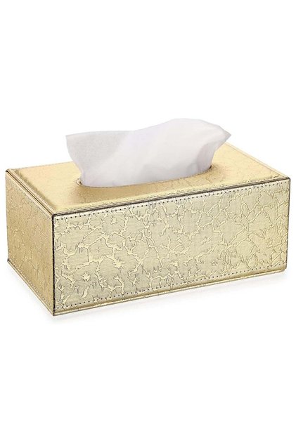 Rectangular Tissue Box Cover - Stylish Tissue Box Holder with Magnetic Bottom, Decorative Tissue Bo