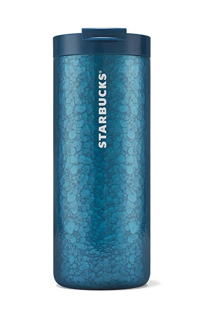 Starbucks Seashell Themed Dark Blue Stainless Steel Thermos 532 ml