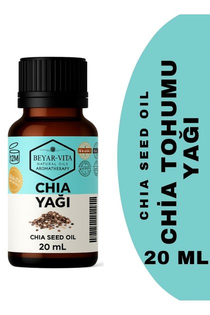 Chia yağı 20 ML - soğuk sıkım - chia tohumu yağı - chia seed oil