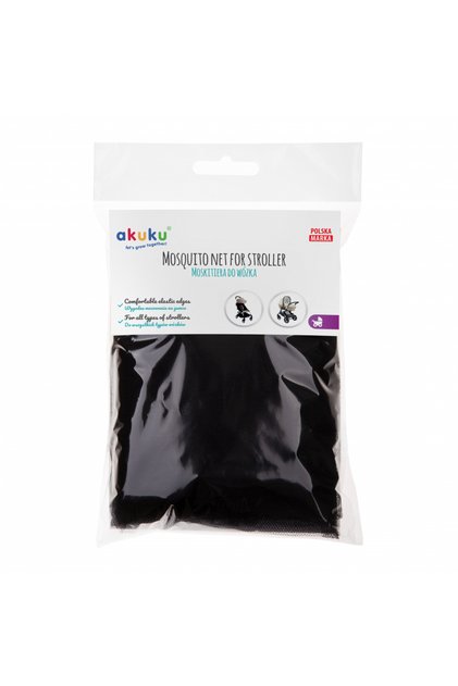 Plasa insecte pentru carucior sport/landou Black universala,prevazuta cu elastic roata
