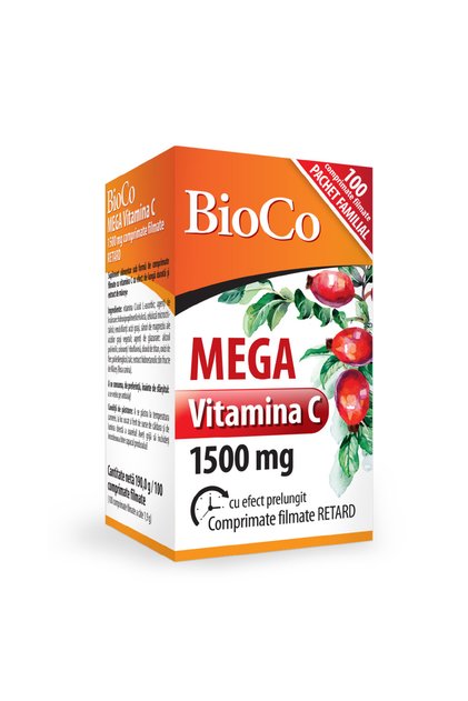 Μέγα Βιταμίνη C 1500mg