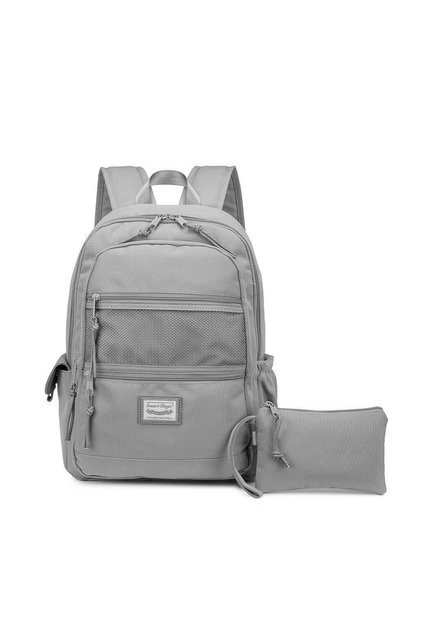 Backpack School Size Pencil Case with Gift 3237 - Mink