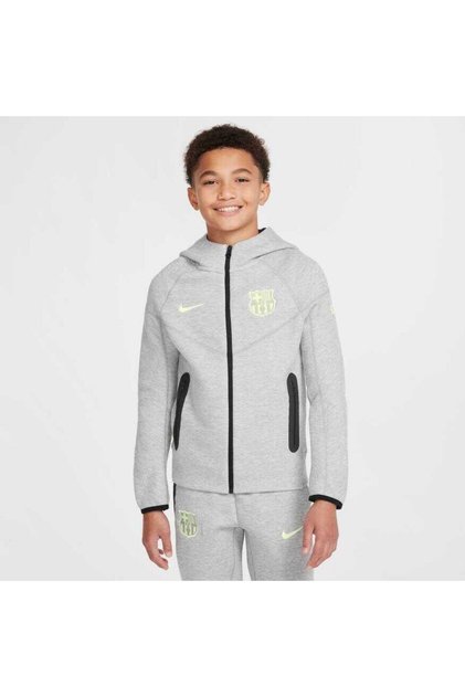 FC Barcelona Tech Fleece Fz Çocuk Sweatshirt