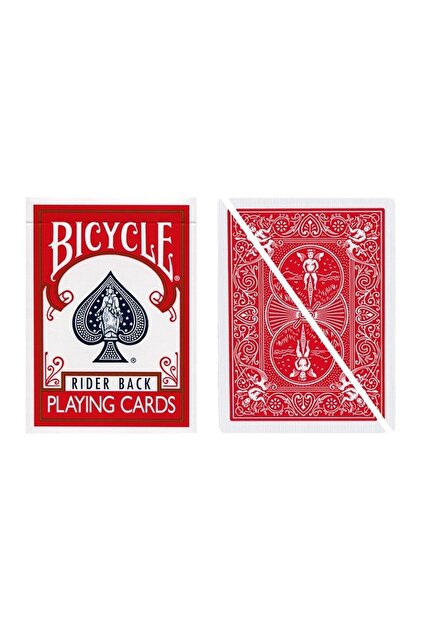 Bicycle Split Pop Eyed Popper Deck (Red) Kırmızı Hileli Oyun Kağıdı iskambil Kartları Destesi