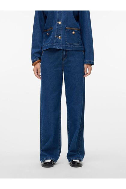 Weit geschnitten VMMARGOT Hohe Taille Weiter Beinschnitt Jeans