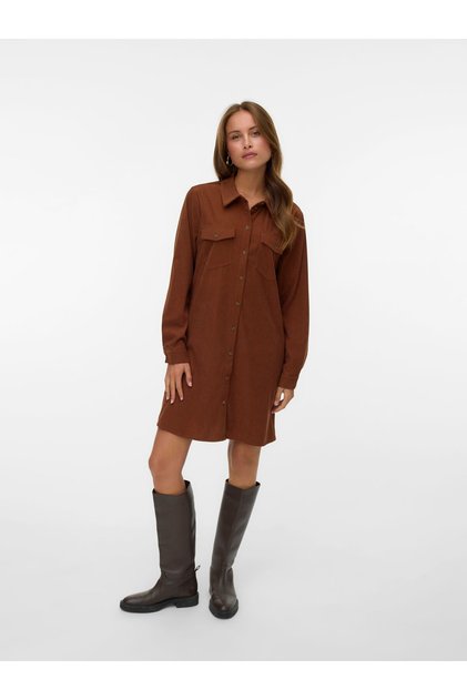 Kleid VMVILJA Kurzes Cord Kleid