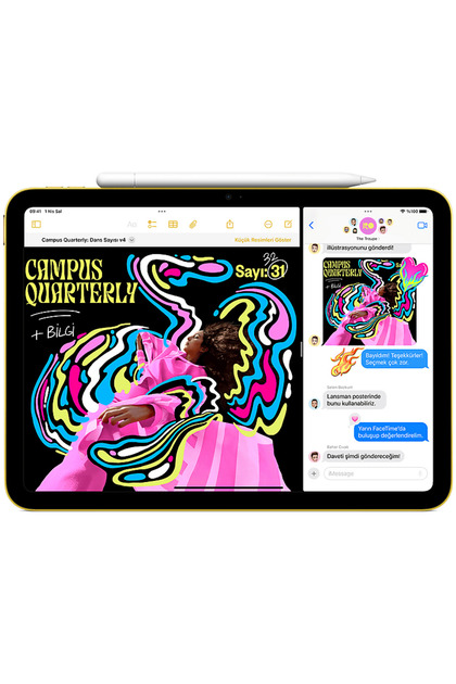 Apple 11 inç iPad (A16) Wi-Fi + Cellular 512 GB Tablet Gümüş