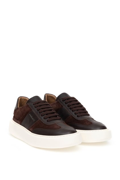 Brown 100% Leather Microlight Sole Casual Shoes 50312155-Vr029