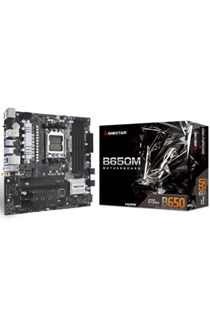 Biostar B650MP-E Pro Ddr5 6000MHZ Am5 S+V+Gl Micro Atx Anakart