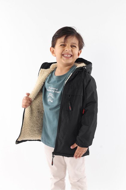 Fur Water and Windproof Children's Coat & Jacket