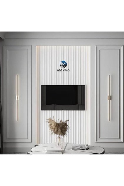 AKYÜREK STORE LB 2050 MODEL SOFT BEYAZ DEKOR PROFİL DUVAR KAPLAMA LAMBRİ