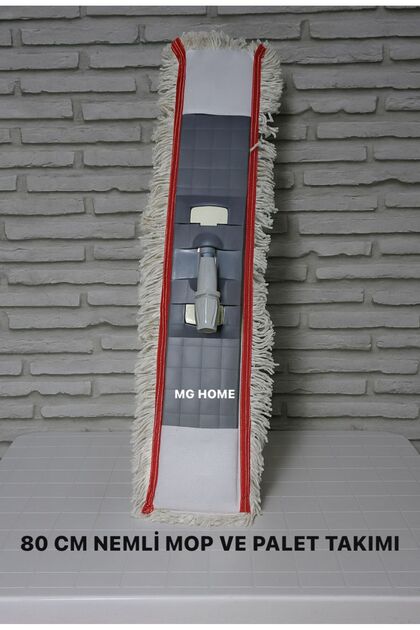 80 Cm Nemli Mop ve Palet Takımı Temizlik Duvar Silme Yer Silme Pratik Temizlik