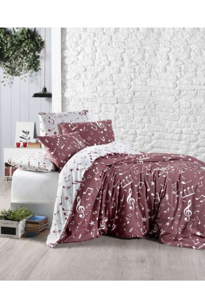 Double Duvet Cover Set Major Dark Red