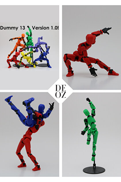DEOZ3D Dummy 13 – Version 1.0 | Koleksiyonluk 3D Baskı Figür