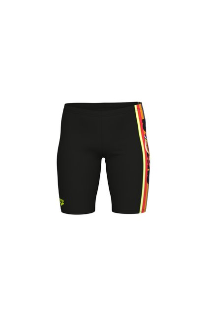Boy's Arena Palette Swim Jammer/Black-Calypso Coral Multi Boy's Swimwear