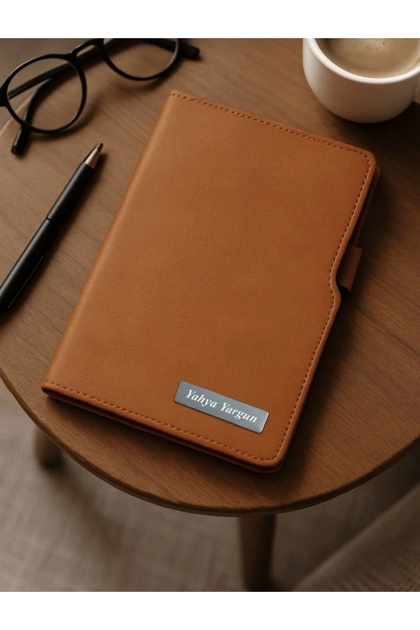 KİŞİYE ÖZEL SERT KAPAKLI ÇİZGİLİ DEFTER 14x21cm 224 sayfa HEDİYELİK DEFTER