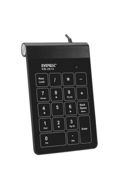 KB-2014 USB Numerik Klavye, Siyah