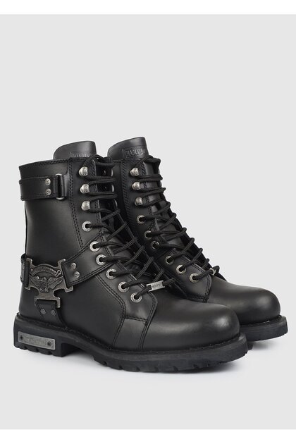 Harley Davidson Charles Siyah Erkek Deri Bot 025M100447 - Fiyatı