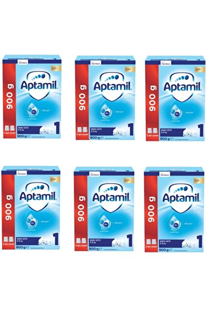 Aptamil Devam Sütü 1 Numara 0-6 Ay 6'lı Paket 900 Gr - Fiyatı