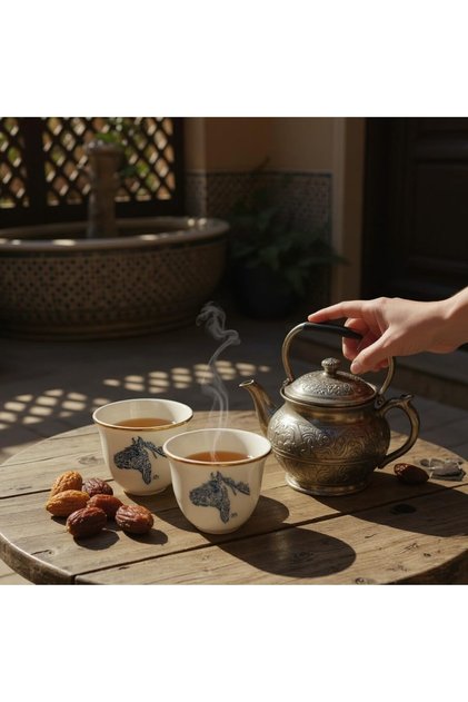 مجموعة من 12 كوب كاوا