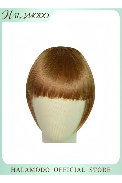 Short Straight Hair Extension Brown 30grams