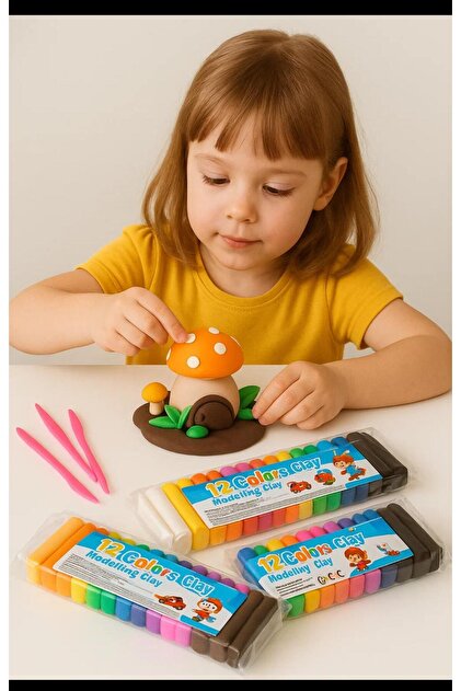 Genel Markalar Softi 12 Li Zıplayan Ve Havayla Kuruyan Yumuşak Kil