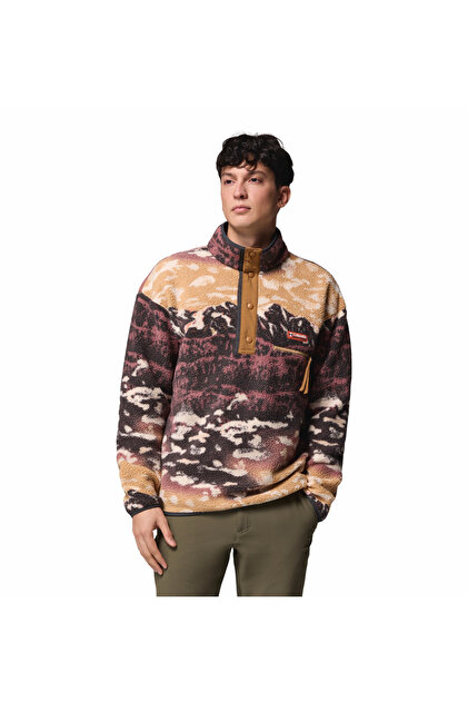 【243】R04mama 様 Columbia Helvetia II Printed Half Snap Erkek Polar Üst - Fiyatı